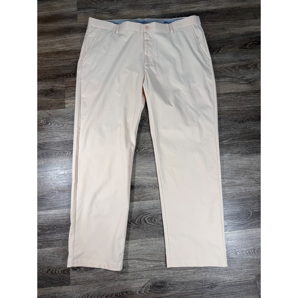 Maelreg Proflex Golf Pants Mens 42x32 Light Khaki Performance Stretch NWT Preppy